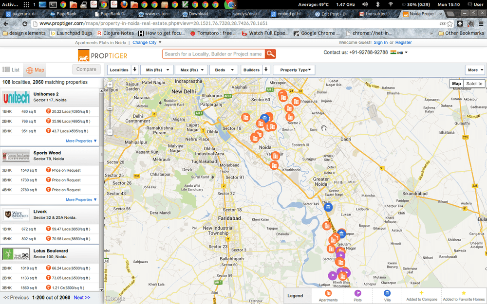 airbnb map UX - reload and zoom